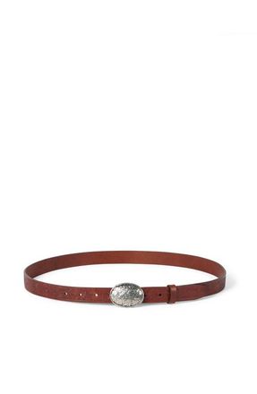 Brunello Cucinelli Calfskin belt in Mahogany at Nordstrom, Size 120