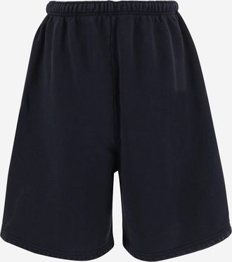 Willy Chavarria Mens Cotton Shorts Black