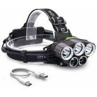 OEM Linterna Frontal Recargable - Potente Linterna Frontal Led Usb Ultra Recargable Con 4 Modos De Iluminaci&oacute;n Y Protecci&oacute;n Ipx4 Para Acampar, Cazar, Pesc
