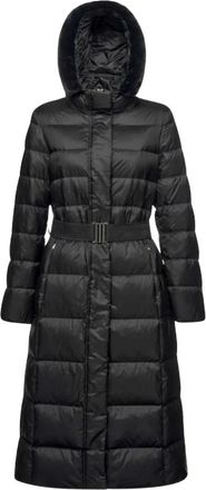 Geox Dames, Mantels, Zwart, Maat: L Nylon