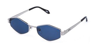 Just Cavalli SJC180 0579 Womens Sunglasses Silver Size 55