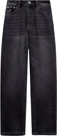 GCDS Denim Straight Broeken - Dames - Regular Fit Jeans - Zwart - W28 - Denim - Jeans