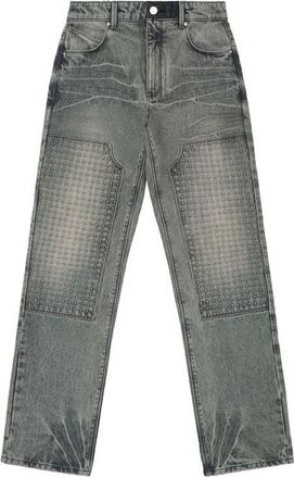Rta Ricardo Slim Fit Carpenter Jeans in Iron Haze 3D Cross at Nordstrom, Size 28
