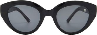 Frye 60273FRY BLK Smoke Cat Eye Ladies Sunglasses 10266423.COM BLKSMK