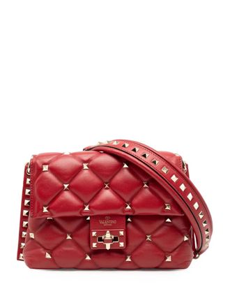 Valentino Garavani 2000-2017 Nappa Candystud crossbody bag - Rosso