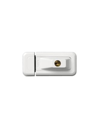ABUS Cerrojo Abus 3010 Blanco Con Llave Para Ventana Y Puerta-ventana Pestillos Macizos 4 Bulones