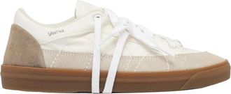 Santha Sneakers - Heren - Sneakers - Wit - 41 EU - Katoen - Schoenen