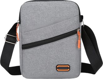 Generic Compatible For Mens Bag Large Capacity Single Shoulder(Grey)