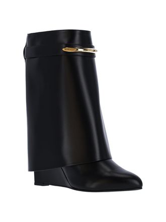 Givenchy Womens Boots Black Calf Leather