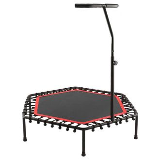 Trade Shop Trade Shop - Trampolino Tappeto Molle Elastico 150kg Con Maniglia Di Sicurezza Fitness Sport