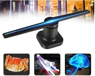Trade Shop Trade Shop - Proyector Hologr&aacute;fico 3d Led Fan Publicidad Sign Luminoso Wifi