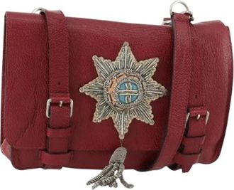 Gucci Pre-owned Cross Body Bags, female, Red, Size: ONE SIZE Pre-owned Vintage Shoulder Bag