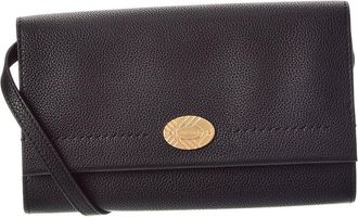 Burberry Cotswolds Leather Strap Wallet