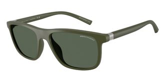 A|X Armani Exchange AX4167SU 830171 Mens Sunglasses Green Size 56