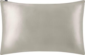 LilySilk Pure Mulberry Silk Terse Envelope Luxury Pillowcase in Grey at Nordstrom, Size Standard