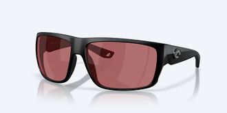 Costa Unisex Fly Line Polarized Sunglasses In Matte Black Rose