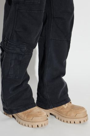 Balenciaga Combat Strike Shoes, Womens, Brown