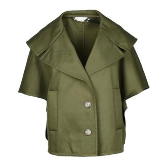Max Mara cappa - Dames - Jassen - Groen - Maat: S Katoen