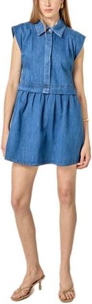 English Factory Denim Babydoll Mini Shirtdress at Nordstrom, Size X-Small