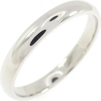 Van Cleef & Arpels Platinum Platinum 950 Band Ring (Pre-Owned)