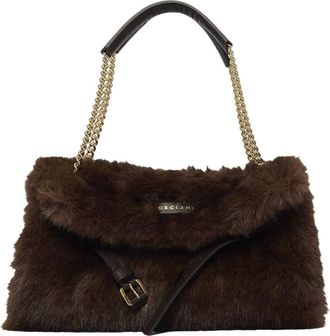 Orciani Venus S Furry - Bags - Mujer - Marr&oacute;n - ONE SIZE