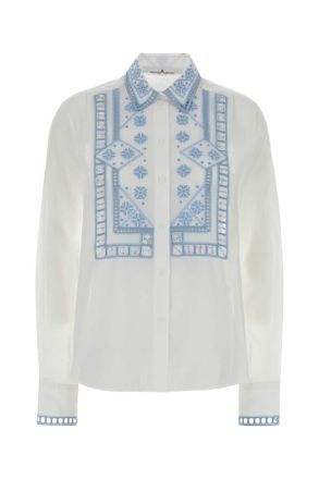 Ermanno Scervino White Cotton Shirt