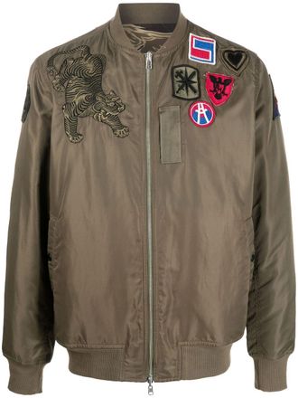 maharishi Omkeerbaar bomberjack - Groen