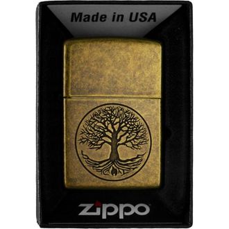 OEM Zapalniczka Zippo &Aacute;rbol Vivo Lat&oacute;n Antiguo 60005187
