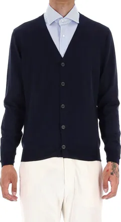 Drumohr Extrafine Super 140s Wool Cardigan