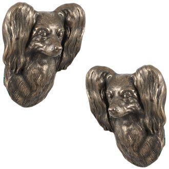 OEM Papillon, Spaniel Continentale - Statuetta Di Cane, Busto Da Appendere, Decorazione Unica Per Gli Amanti Dei Cani Di Art-dog