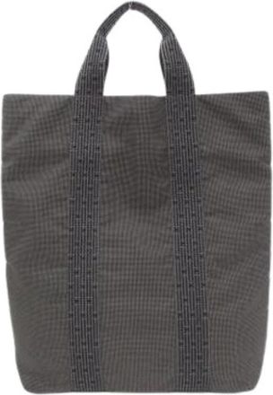 Herm&egrave;s Pre-owned Canvas Tote Bag - unisex - Vintage Shopper - Grijs - ONE Size - Vintage