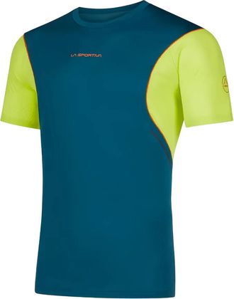 La Sportiva colour-block panelled T-shirt - men - Recycled Polyester - L - Blue