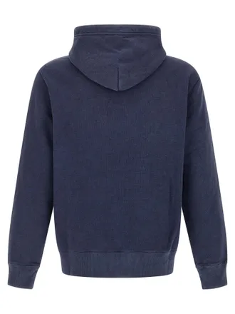 Polo Ralph Lauren Logo-Embroidered Cotton Hoodie - Navy