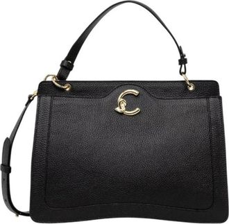 Coccinelle Tassen, Dames, Zwart, ONE Size, Leer, C-Me Tote Bag