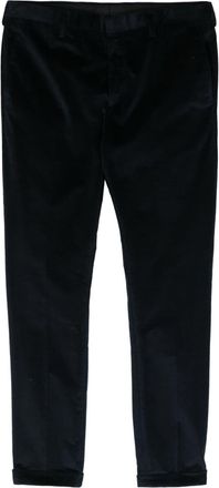 Paul Smith mid-rise tapered trousers - men - Cotton/Virgin Wool/Elastane - 38 - Blue