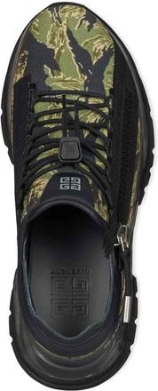 Givenchy Low-Top Sneaker - Sneakers Noir Kaki - Gr. 41 (EU) - in Beige - f&uuml;r Damen