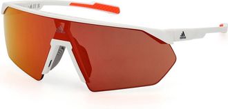 Adidas Sport Sp0076 PRFM Shield 21L Womens Sunglasses White Size 135