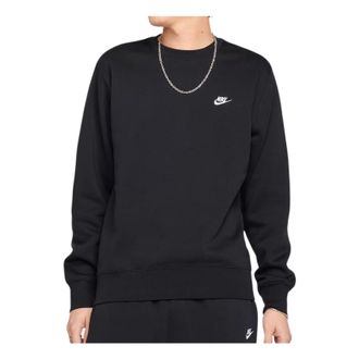 Nike Club Fleece Crew Black White FN3886-010