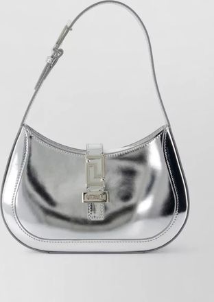 Versace small calfskin leather shoulder bag