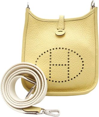 Herm&egrave;s Pre-owned Hermes Clemence Evelyne TPM Unisex F3J4WEI1DQWG3ZHG