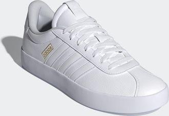 adidas Sneaker ADIDAS SPORTSWEAR VL COURT 3.0, Herren, Gr. 39, weiss (cloud wei&szlig;, cloud wei&szlig;, gold metallic), Synthetik, Schuhe Sneaker, inspiriert vom Desig