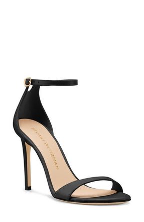 Stuart Weitzman Nudist II Sandal in Black at Nordstrom, Size 7.5