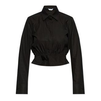 Max Mara Dames, Blouses & Shirts, Zwart, Maat: S Katoen