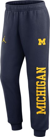 Nike Jordan Mens Michigan Primetime Club Jordan Brand College Jogger Pants in Blue | 0JSU41SMWN-YUW