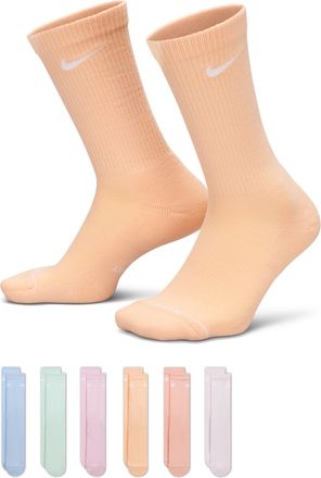 Nike Unisex Everyday Elevated Crew Socks (6 Pairs) in Multicolor | HQ8021-908