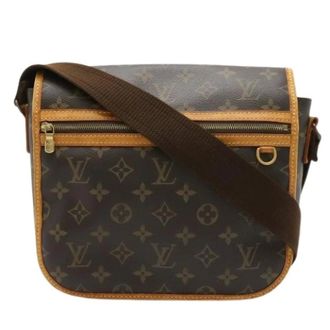 Louis Vuitton Pre-owned Cross Body Bags, female, Brown, Size: ONE SIZE Pre-owned Vintage Monogram Shoulder Bag