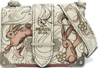 Prada Cahier schoudertas - Wit