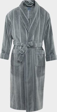 Majestic International Men & apos;s Ultra Lux Jacquard Shawl Robe