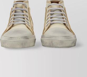 Dolce & Gabbana leather mid top sneakers