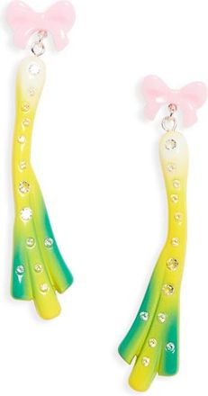 Sandy Liang Scallionette Drop Earrings in Green Multi at Nordstrom